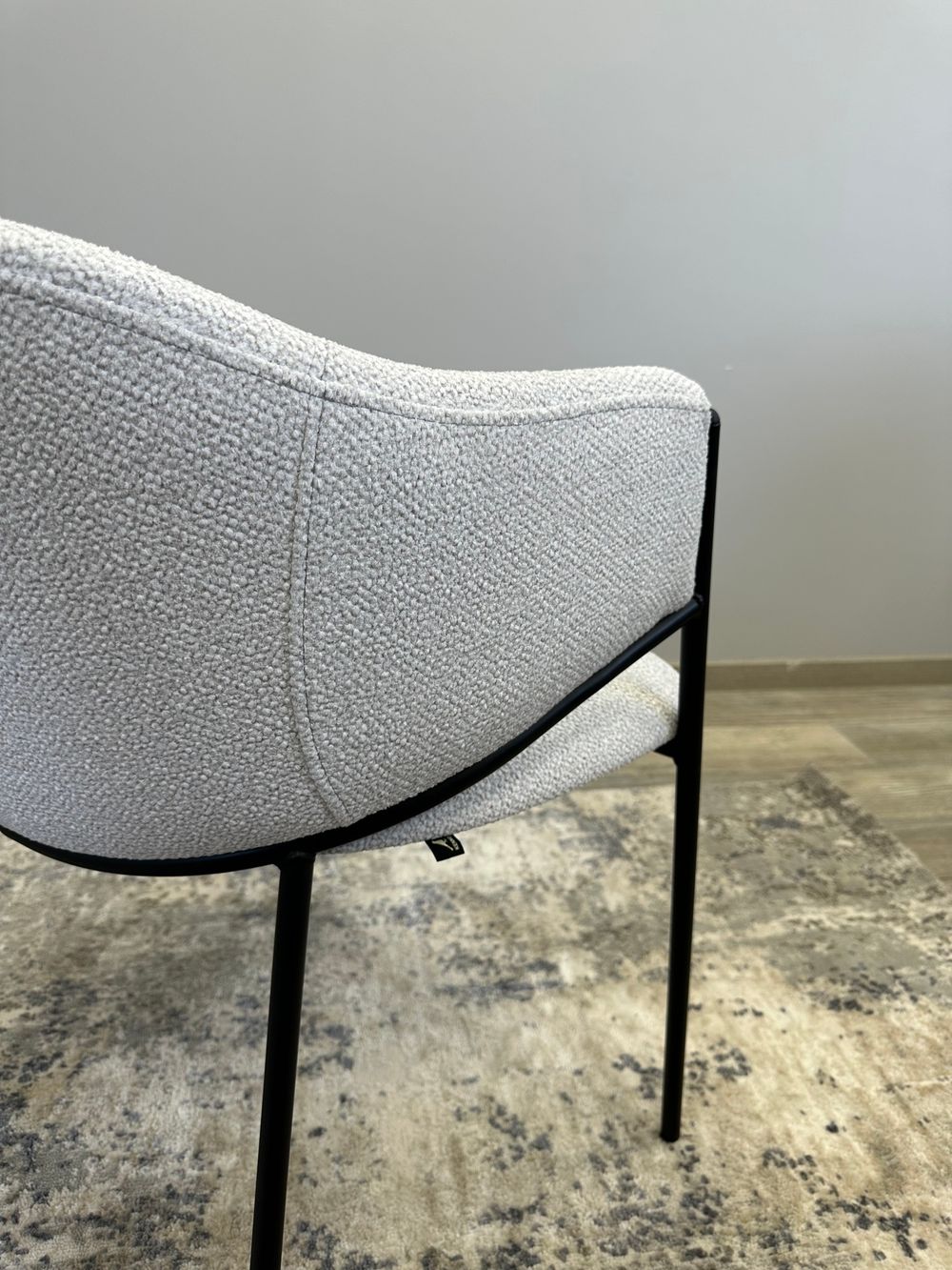 Комплект стульев 2шт KENNER 308SD черный/серебристый