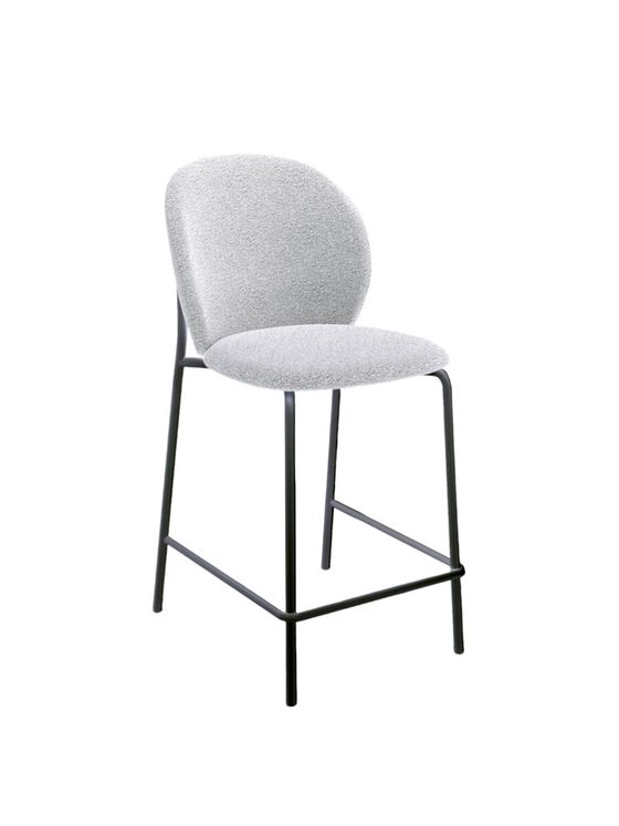 Стул KENNER 307SD ПБ чёрный/серебристый