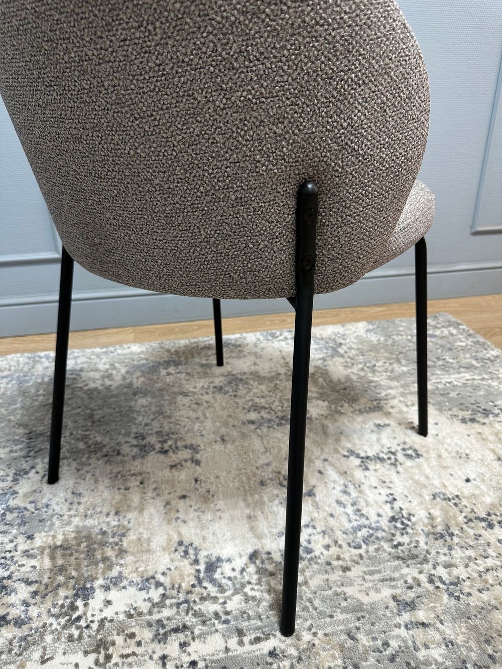 Комплект стульев 2шт KENNER 304SD черный/капучино микробукле