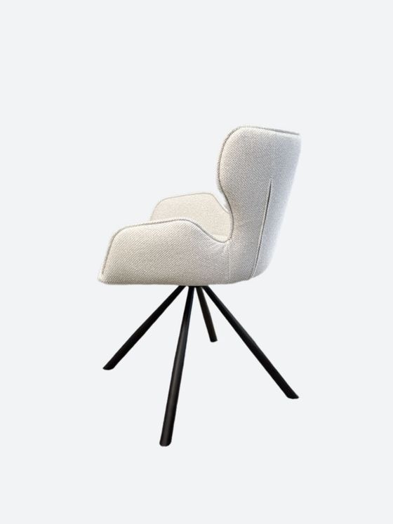 Стул KENNER 311SD черный/серебристый