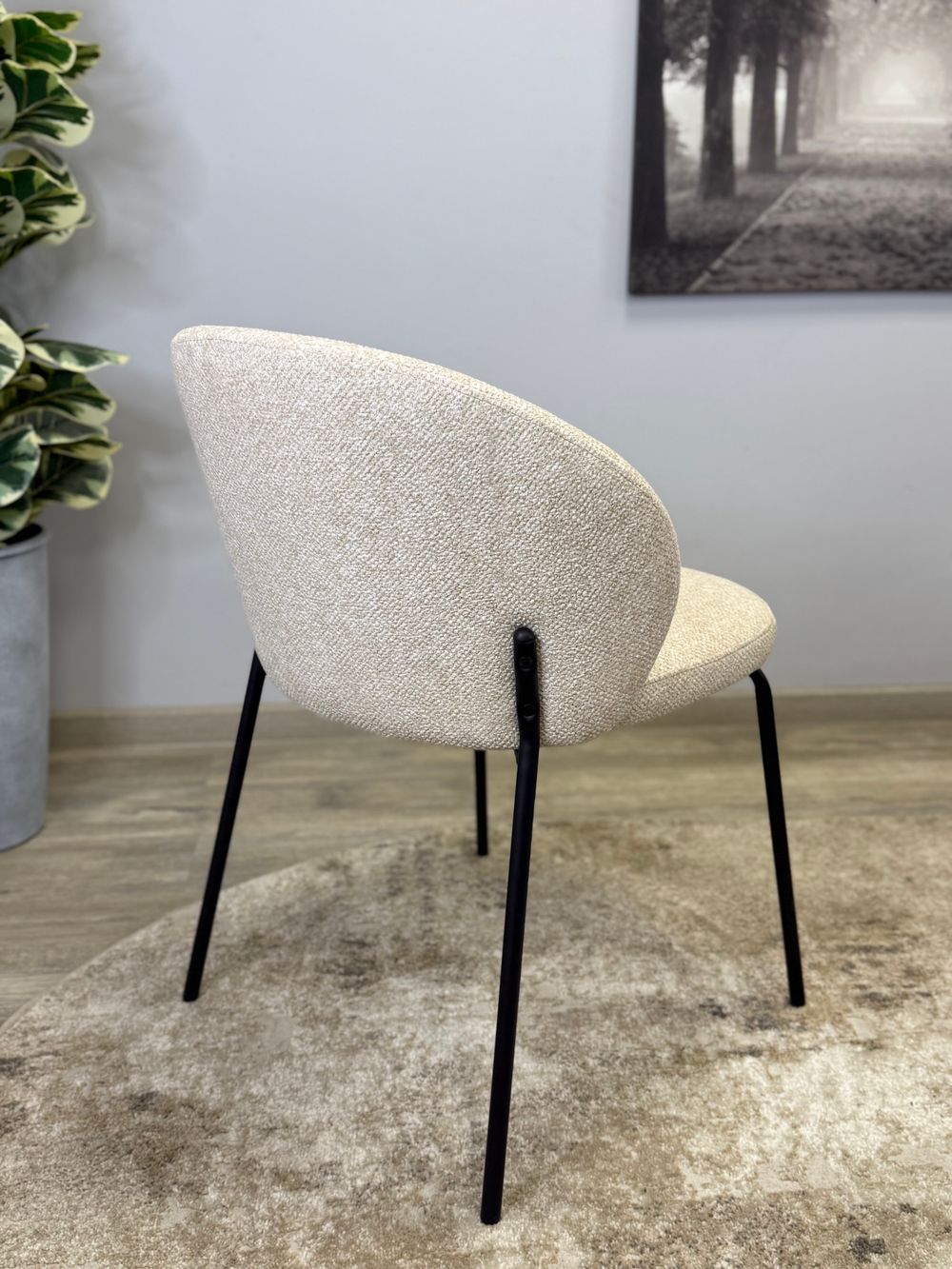 Стул KENNER 304SD черный/бежевый микробукле