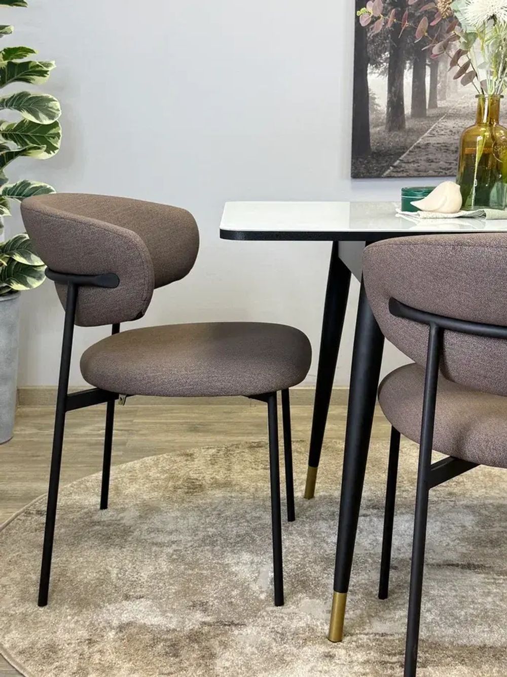 Стул KENNER 309SD черный/какао