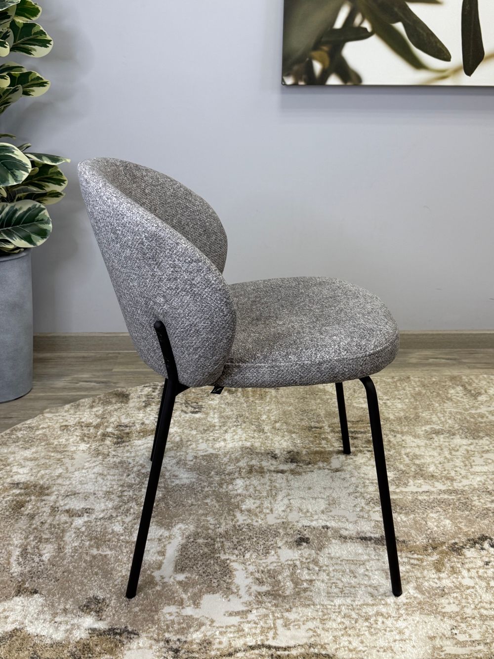 Стул KENNER 304SD черный/серый микробукле