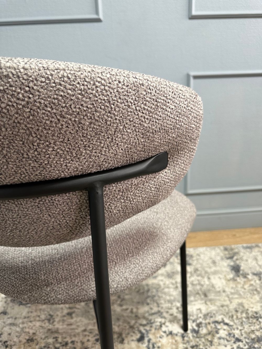 Комплект стульев 2шт KENNER 309SD черный/микробукле капучино