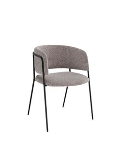 Стул KENNER 303SD черный/микробукле капучино