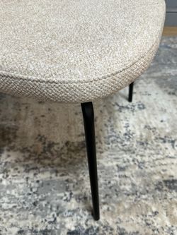 Комплект стульев 2шт KENNER 304SD черный/бежевый микробукле