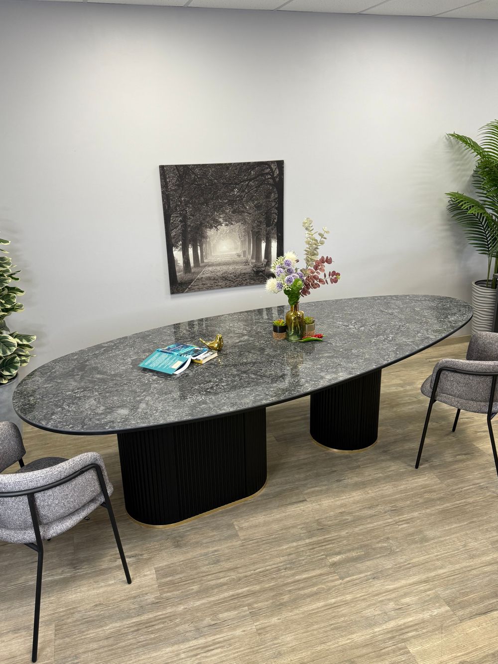 Стол Kenner LD2800, черный/керамика STARRY SKY BLACK