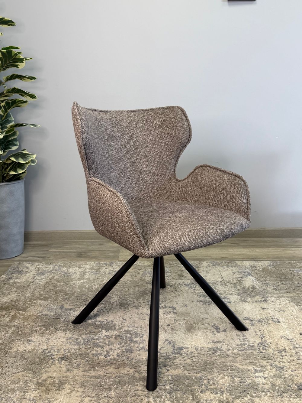 Стул KENNER 311SD черный/капучино