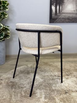 Стул KENNER 303SD черный/микробукле бежевый