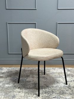 Комплект стульев 2шт KENNER 305SD черный/бежевый микробукле