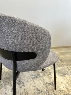 Комплект стульев 2шт KENNER 306SD черный/серый