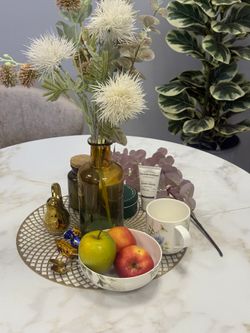 Стол Kenner R1100s, белый/керамика мрамор белый глянец