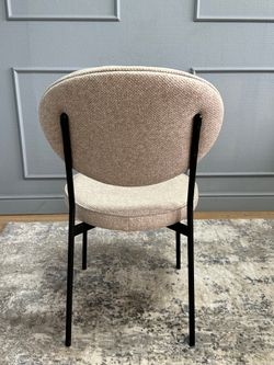 Комплект стульев 2шт KENNER 301SD черный/бежевый микробукле