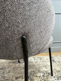 Комплект стульев 2шт KENNER 305SD черный/серый микробукле