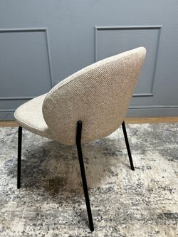 Комплект стульев 2шт KENNER 304SD черный/бежевый микробукле