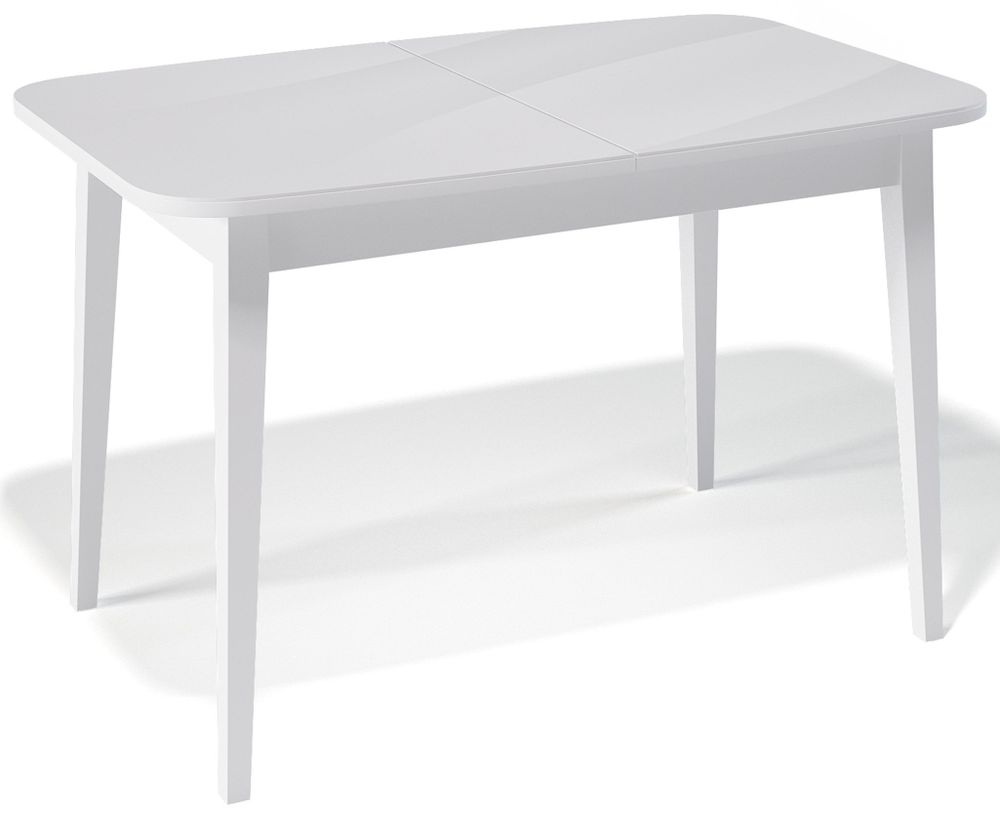 Стол KENNER 1200M белый/стекло белое глянец