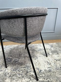 Комплект стульев 2шт KENNER 303SD черный/микробукле серый