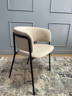 Комплект стульев 2шт KENNER 303SD черный/микробукле бежевый