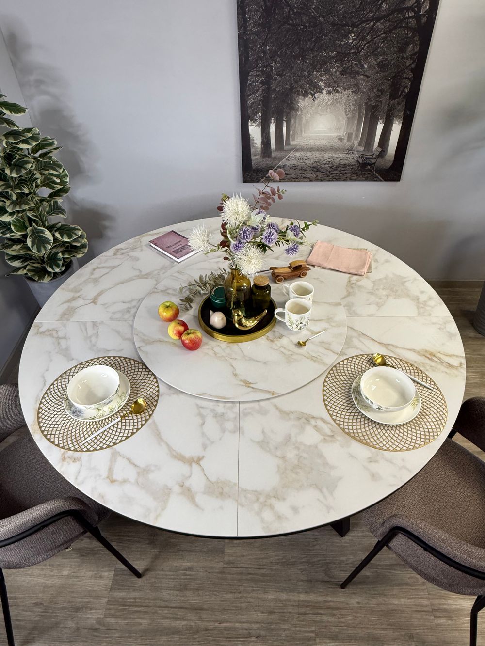 Стол Kenner SK1800, черный/керамика CARLA LARKIN