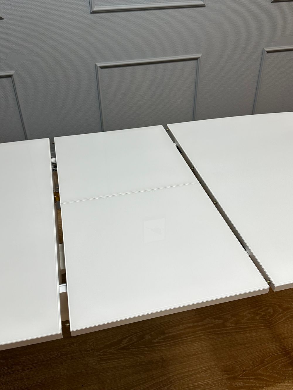 Стол KENNER 1200K белый/стекло белое глянец