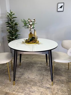 Стол KENNER 1000K венге/стекло белое глянец