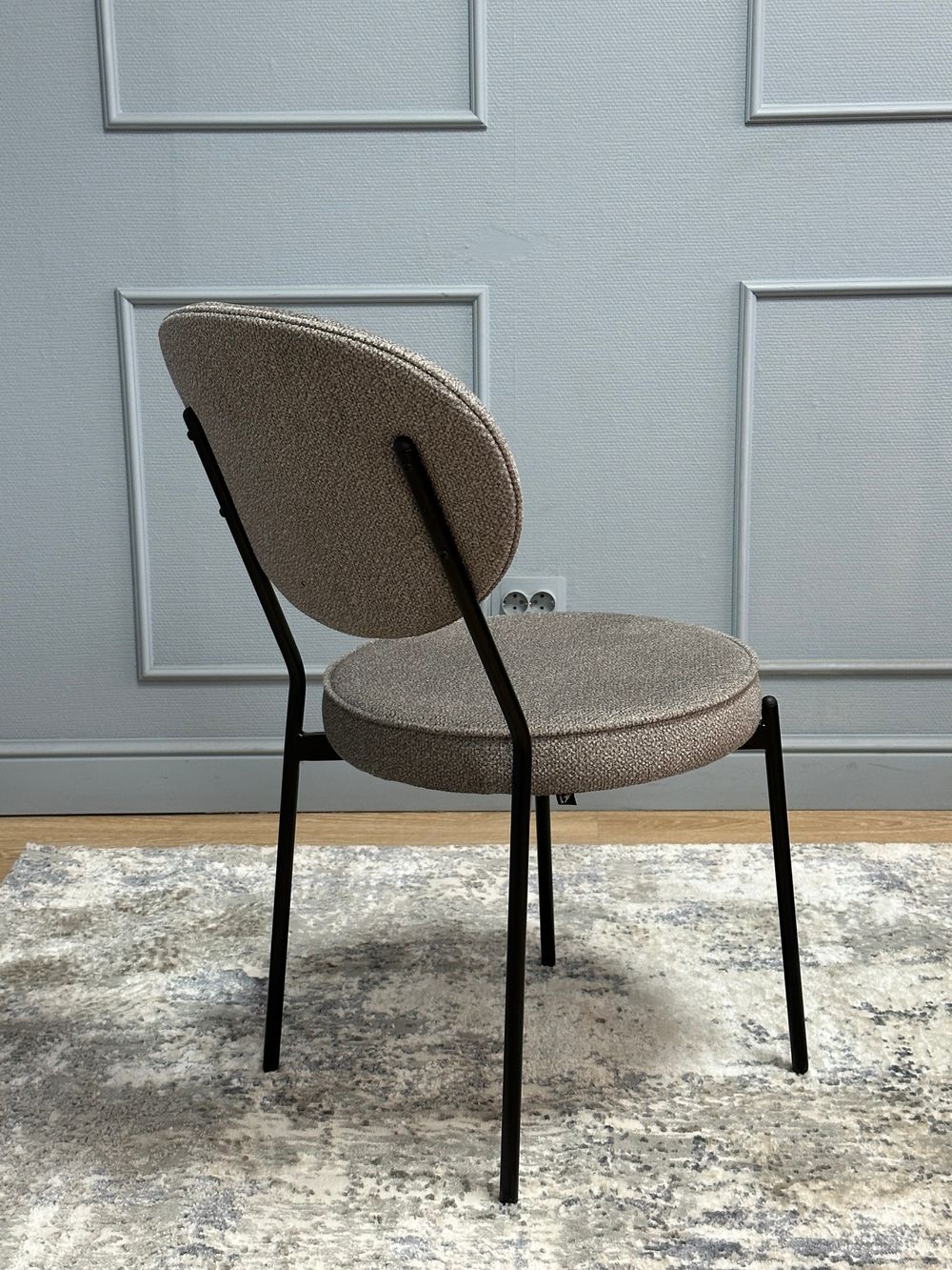 Комплект стульев 2шт KENNER 301SD черный/капучино микробукле