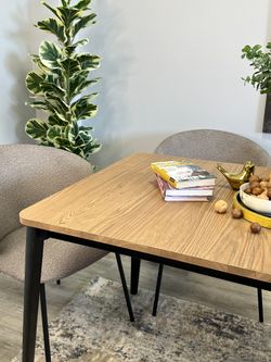 Стол KENNER KS1200 черный/дуб коричневый