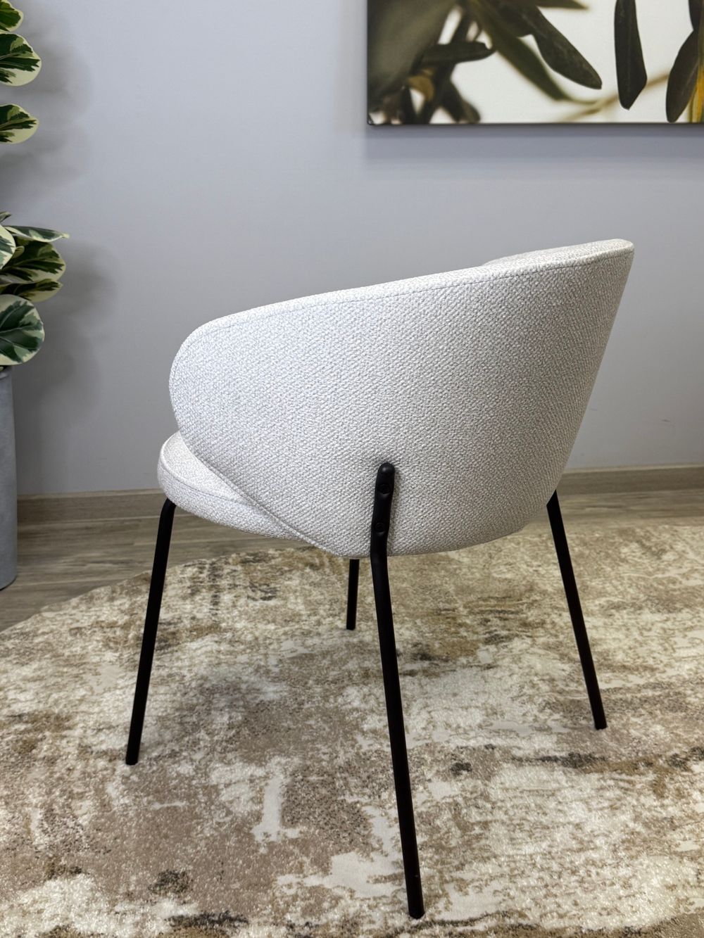 Стул KENNER 305SD черный/серебристый микробукле