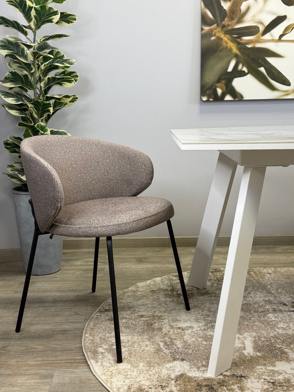 Стул KENNER 305SD черный/капучино микробукле