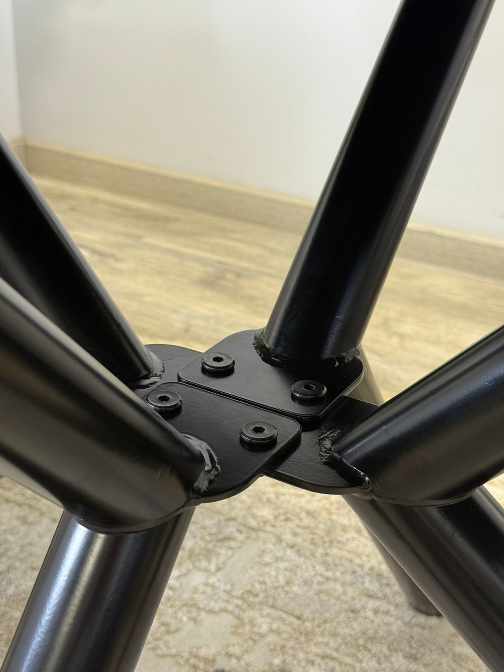 Стол KENNER DM1400 черный/керамика черная