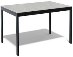 Стол KENNER LK1000 черный/керамика CARMEN LIGHT GRAY арт.170156