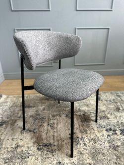 Комплект стульев 2шт KENNER 309SD черный/микробукле серый