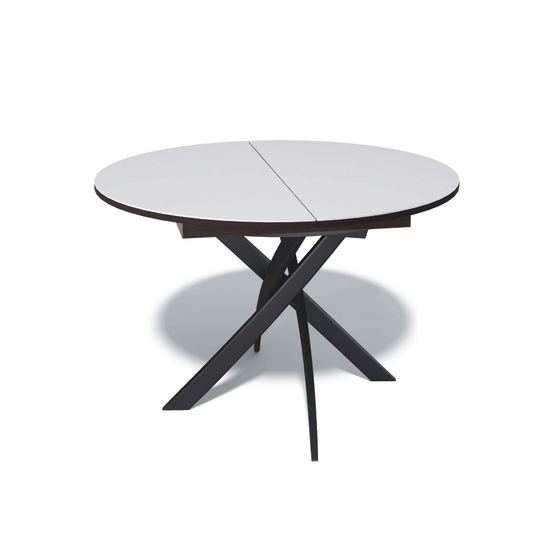 Стол KENNER B1100 венге/стекло белое сатин