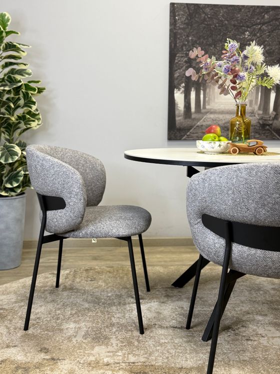 Стул KENNER 306SD черный/серый