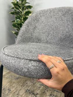 Стул KENNER 176SD черный/серый