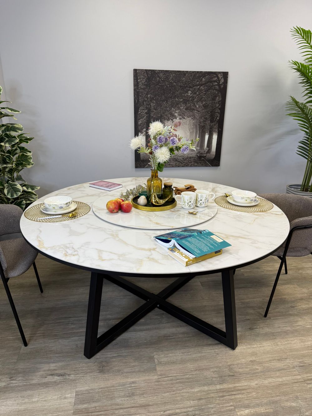 Стол Kenner SK1800, черный/керамика CARLA LARKIN