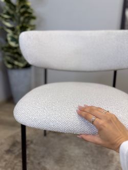 Стул KENNER 309SD черный/микробукле серебристый