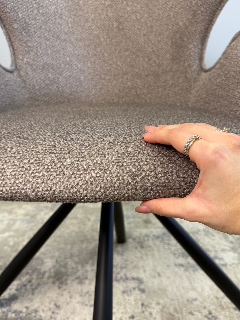 Стул KENNER 311SD черный/капучино