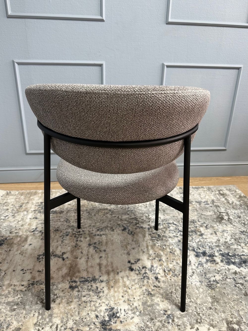 Комплект стульев 2шт KENNER 309SD черный/микробукле капучино