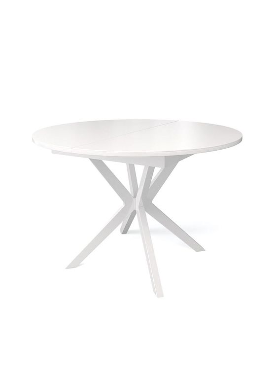 Стол KENNER B1100 белый/стекло белое сатин