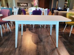 Стол KENNER 1200M белый/стекло белое сатин