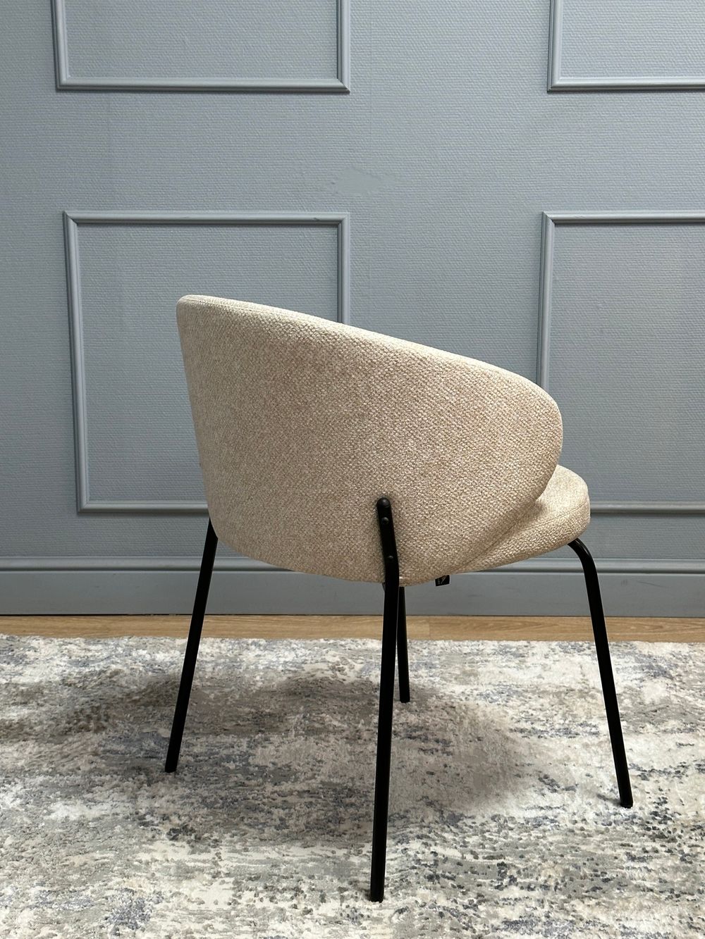 Комплект стульев 2шт KENNER 305SD черный/бежевый микробукле