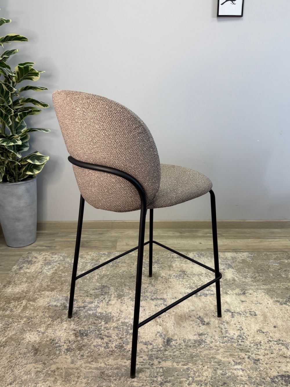 Стул Kenner 307SD барный черный/ткань O83