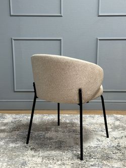 Комплект стульев 2шт KENNER 305SD черный/бежевый микробукле