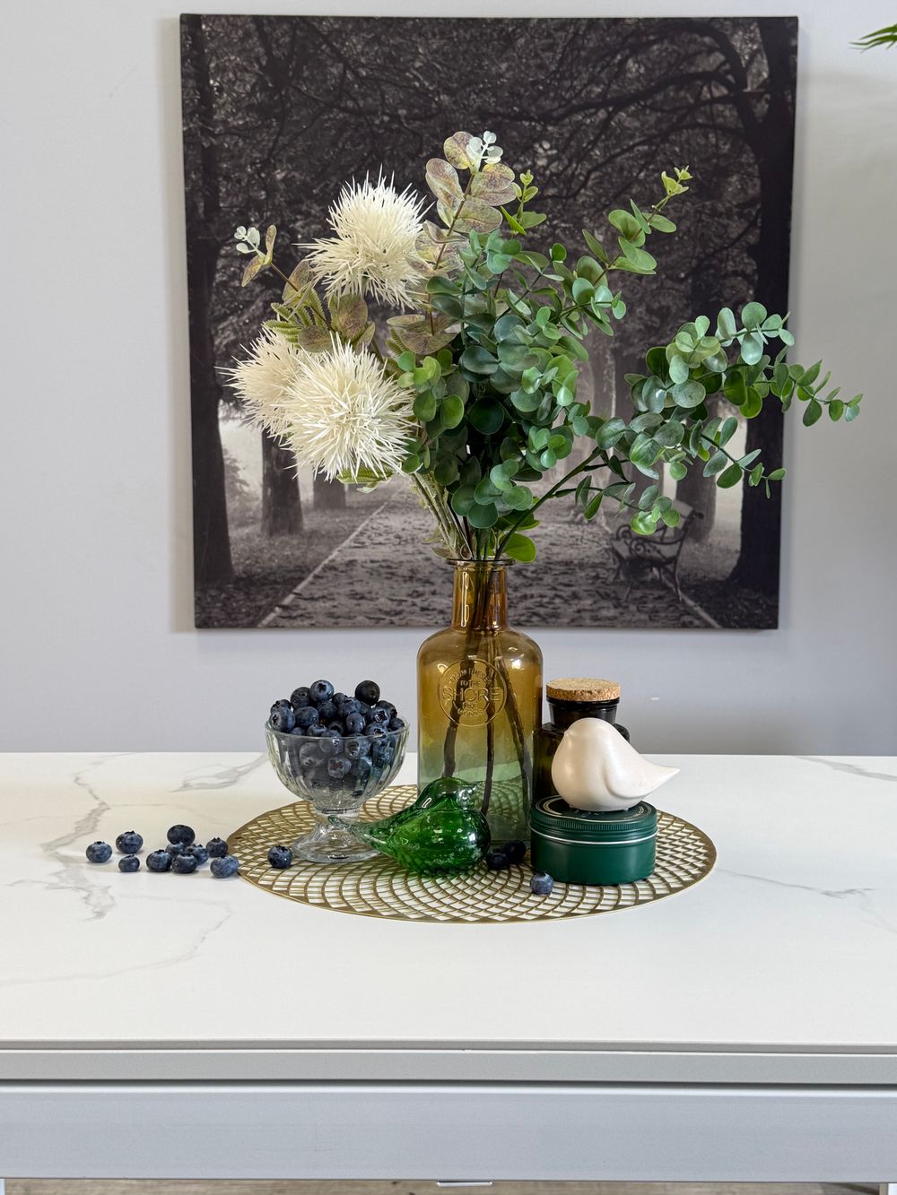 Стол KENNER LK1000 белый/керамика GLORIA WHITE