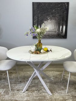 Стол KENNER R900 белый/керамика белая