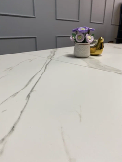 Стол KENNER AA1400 черный/керамика белая