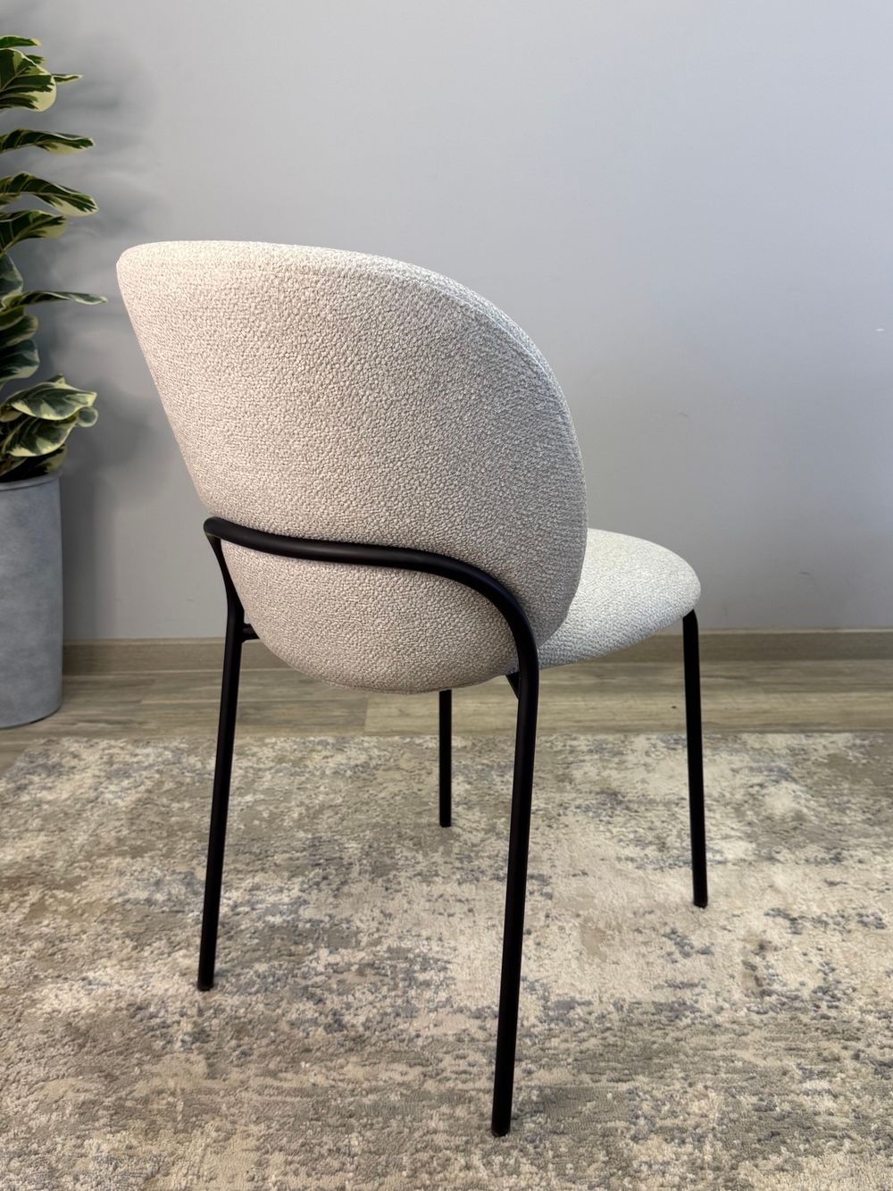 Стул KENNER 307SD черный/серебристый