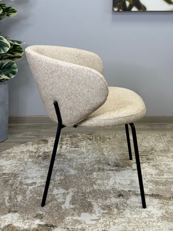 Стул KENNER 305SD черный/бежевый микробукле