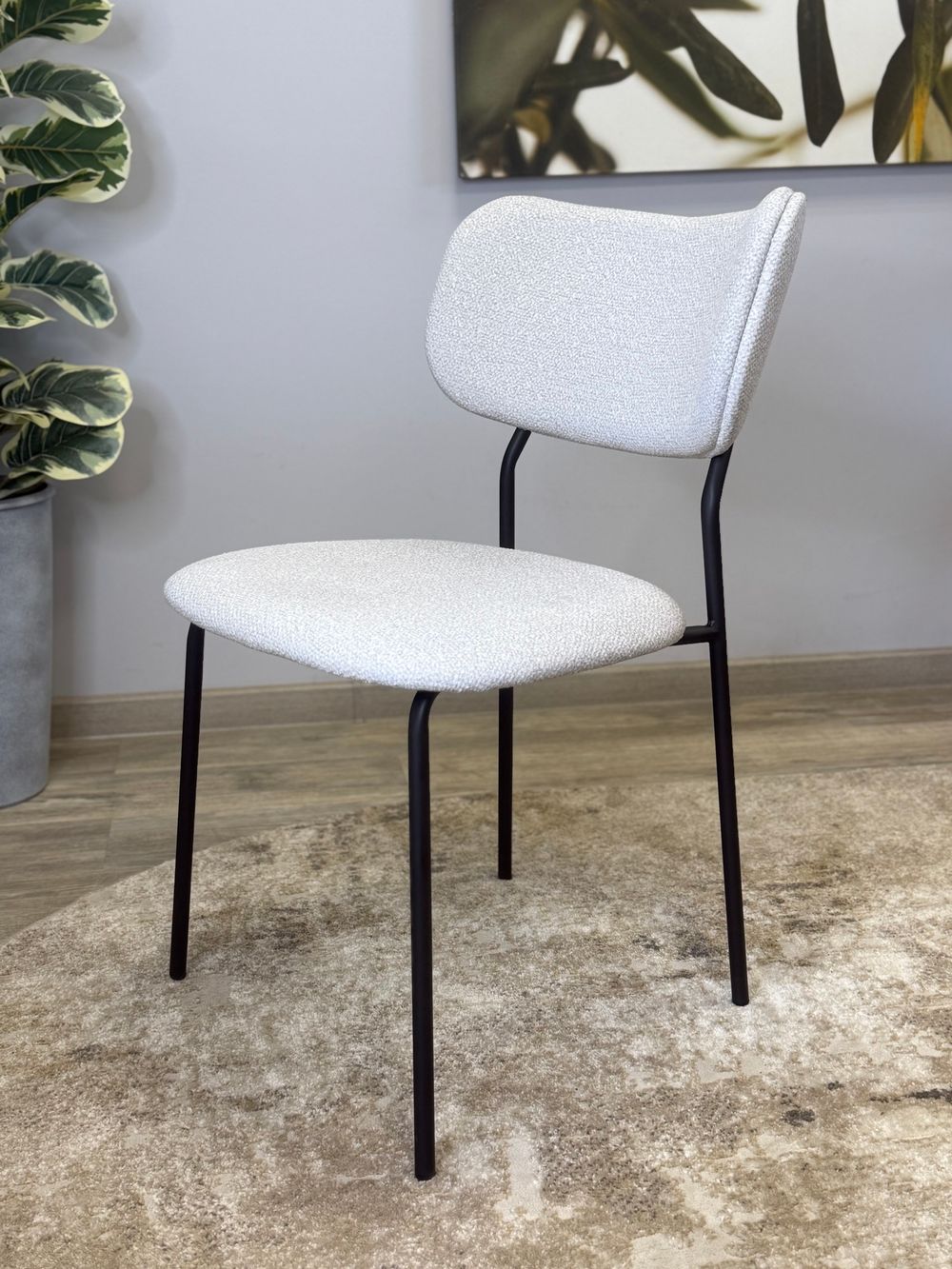 Стул KENNER 302SD черный/серебристый микробукле